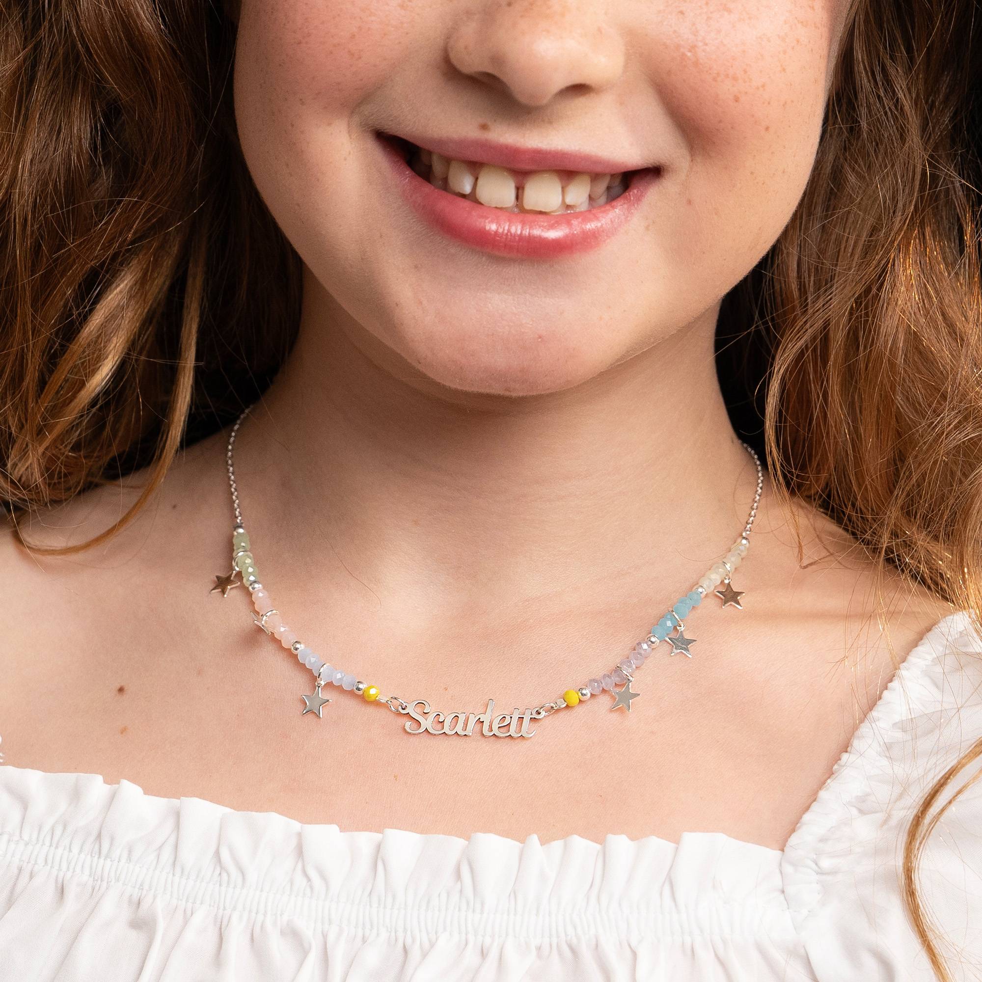 Collar con Nombre Superstar para Niñas en Latón-1 foto de producto