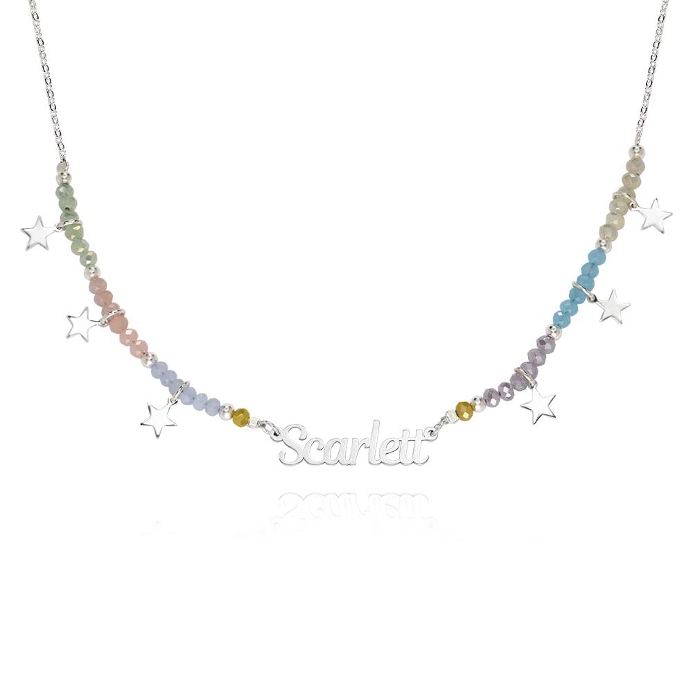 Collar con Nombre Superstar para Niñas en Latón-4 foto de producto