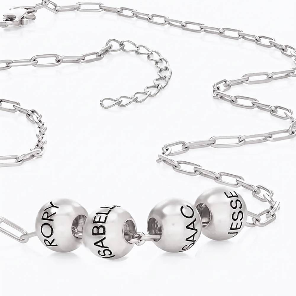 Collar de Eslabones Balance en Plata-4 foto de producto