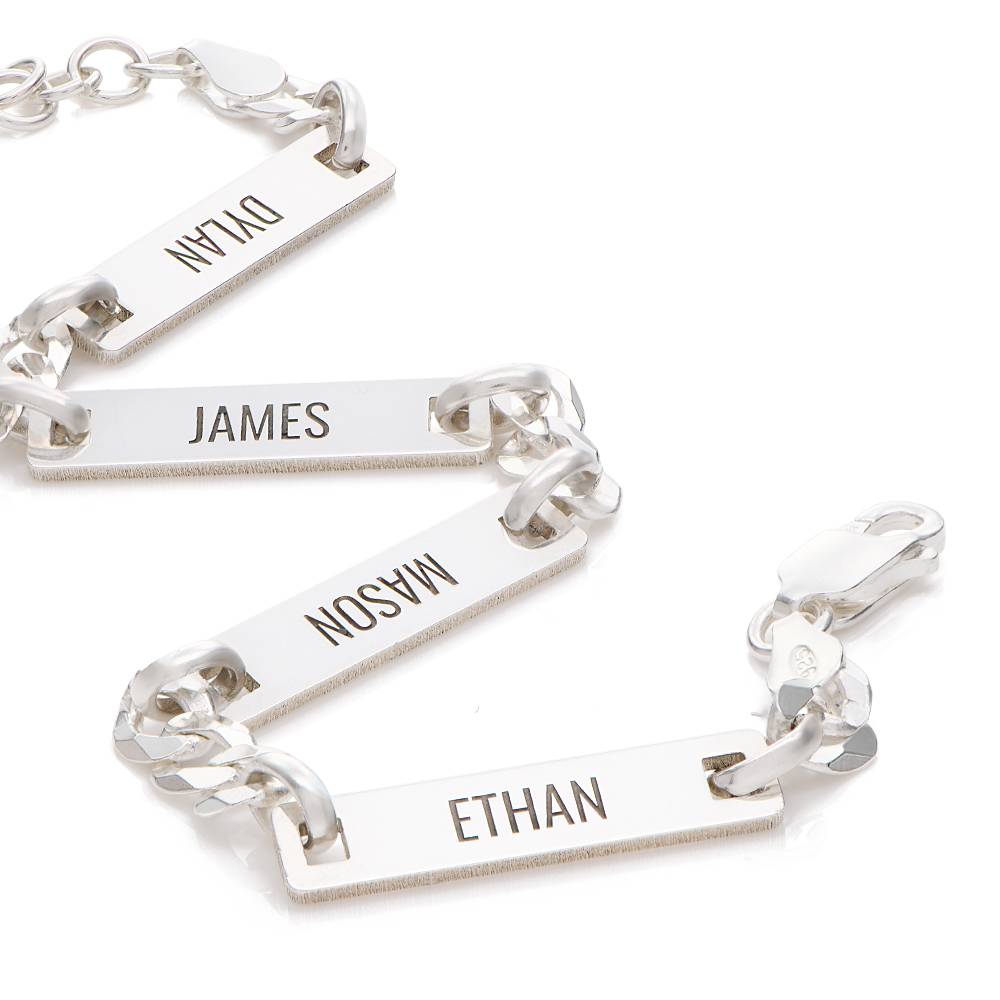 Pulsera Cosmos para Hombres en Plata Esterlina-3 foto de producto