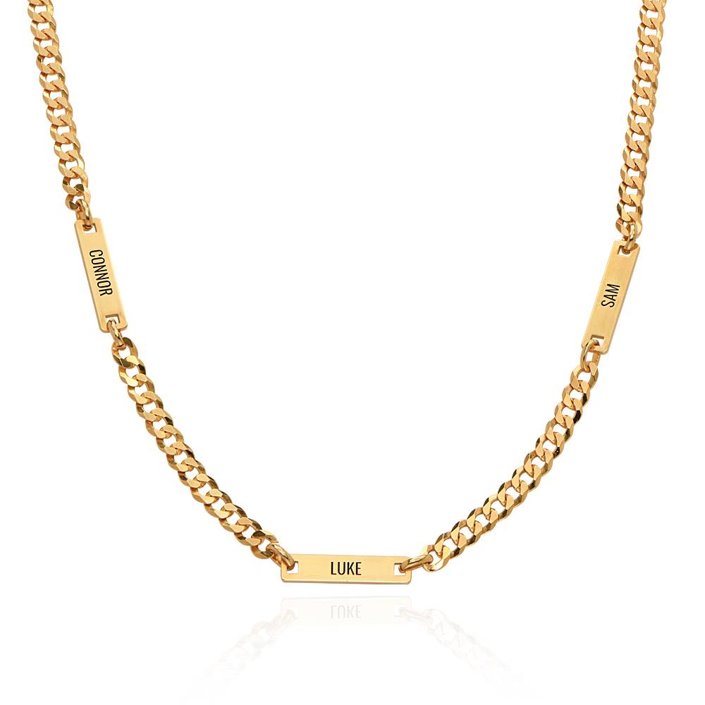 Collar Cosmos para Hombres en Chapa de Oro-4 foto de producto