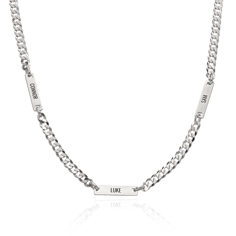 Collar Cosmos para Hombres en Plata Esterlina-5 foto de producto