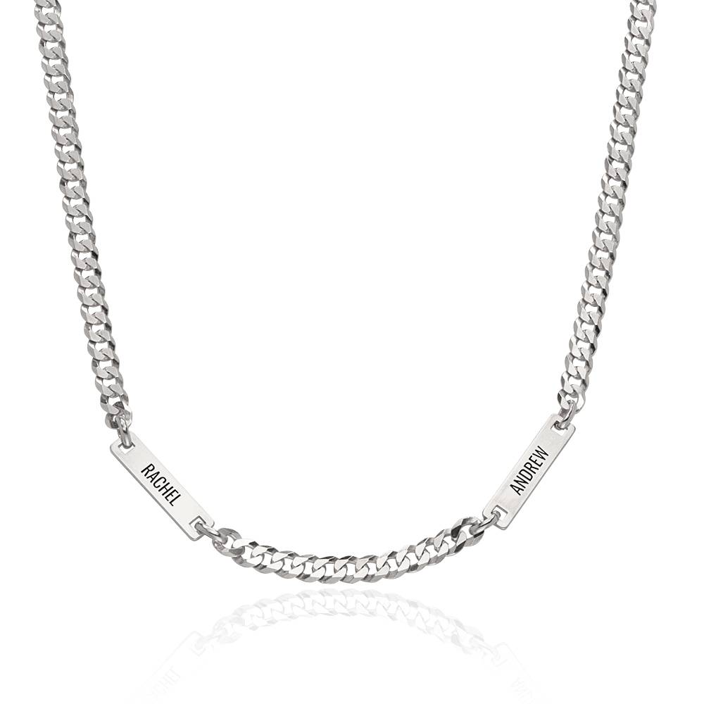 Collar Cosmos para Hombres en Plata Esterlina-6 foto de producto