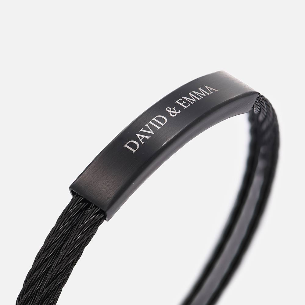 Pulsera Personalizada The Leader para Hombre en Acero Inoxidable-1 foto de producto