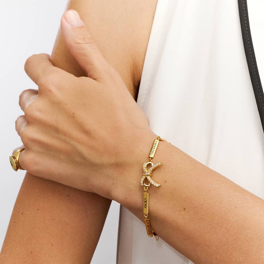 Pulsera Lazos Eternos en Oro Vermeil-1 foto de producto