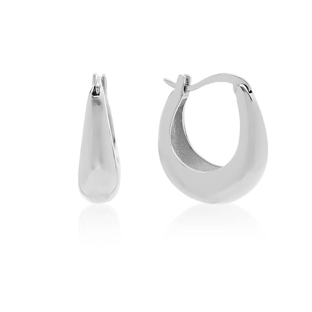 Vienna Pendientes en Forma de Lágrima en Plata Esterlina-3 foto de producto