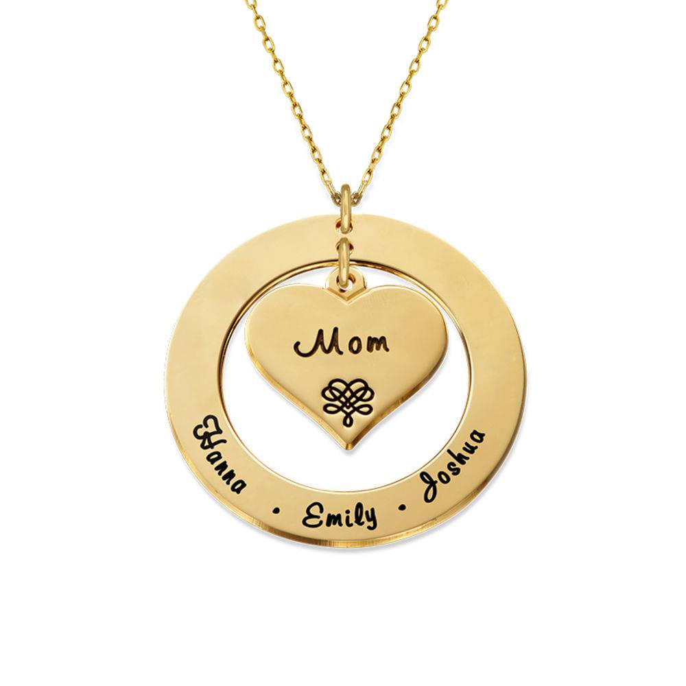 Colgante con Nombre para la Abuela O Mamá en Oro Sólido 10K-2 foto de producto