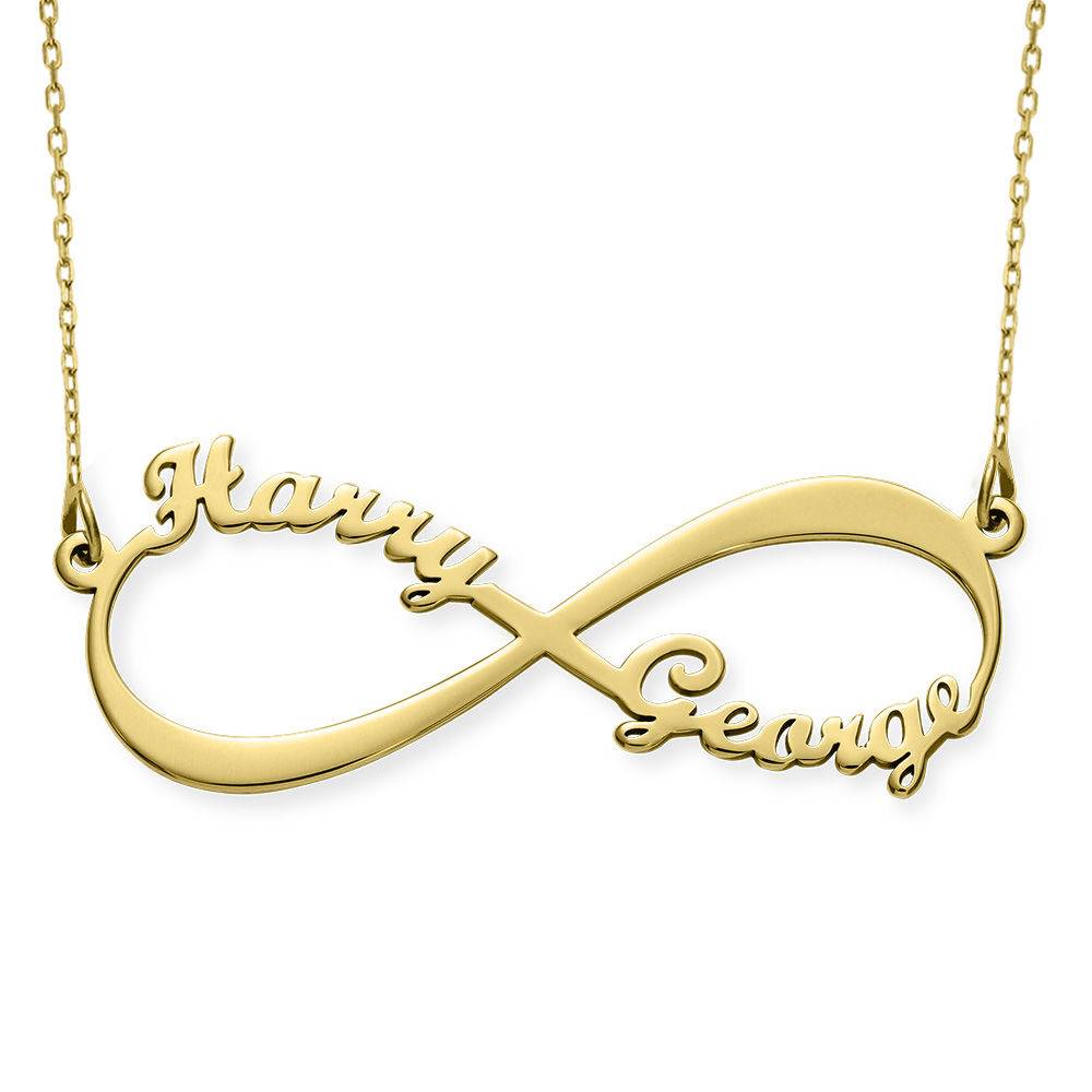 Collar Infinito con Nombre en Oro Sólido 10K-1 Collar Infinito con Nombre en Oro Sólido 10K-1 foto de producto