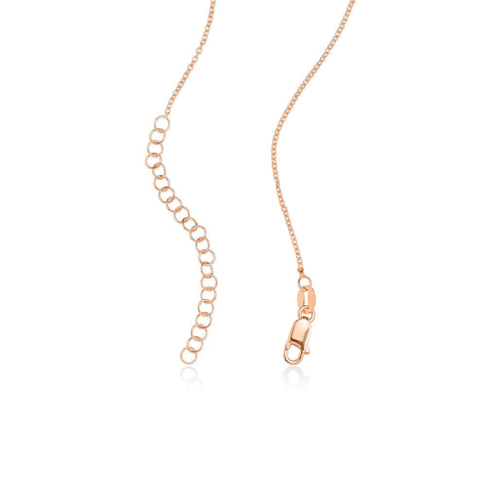 Collar con Nombre Carrie en Chapa de Oro Rosa-4 Collar con Nombre Carrie en Chapa de Oro Rosa-4 foto de producto