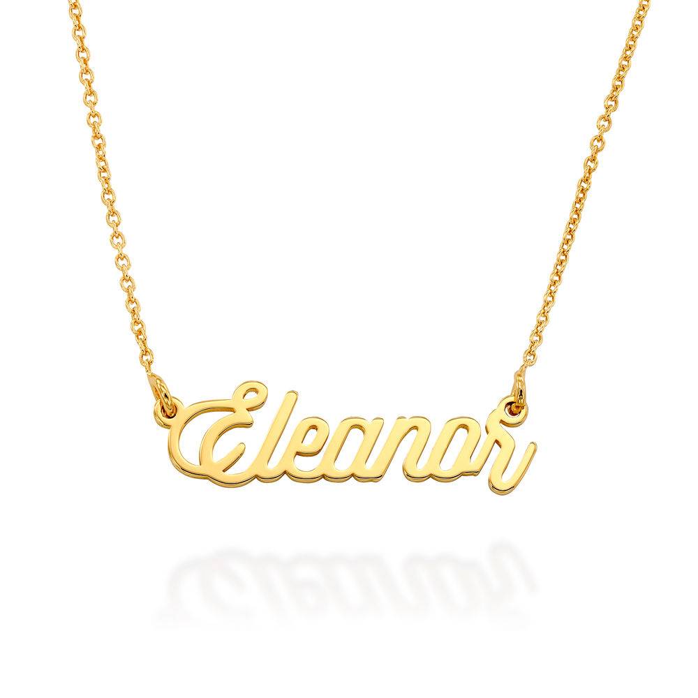Collar con Nombre Twirl Script en Baño de Oro-1 foto de producto
