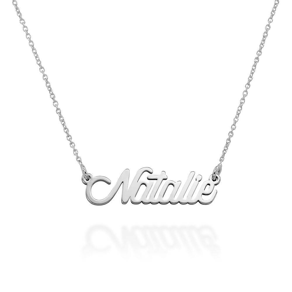 Collar con Nombre Twirl Script en Plata-1 foto de producto