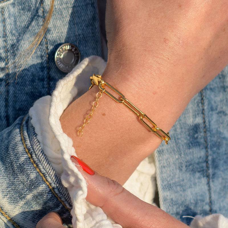 Pulsera de Eslabones en Baño de Oro-3 foto de producto