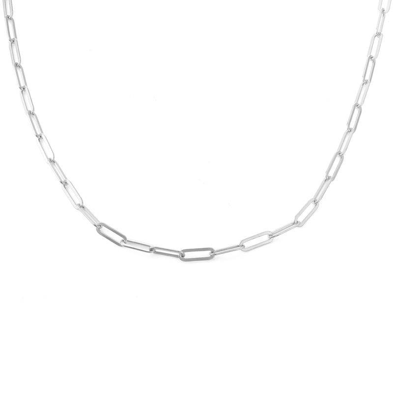 Cadena de Eslabones en Plata-1 foto de producto