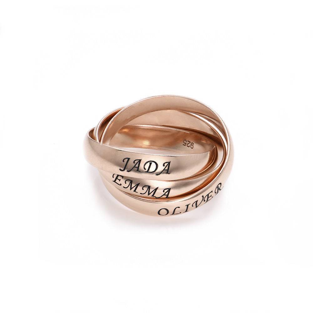 Anillo Ruso Charlize con 3 Anillos en Chapado de Oro Rosa-1 Anillo Ruso Charlize con 3 Anillos en Chapado de Oro Rosa-1 foto de producto