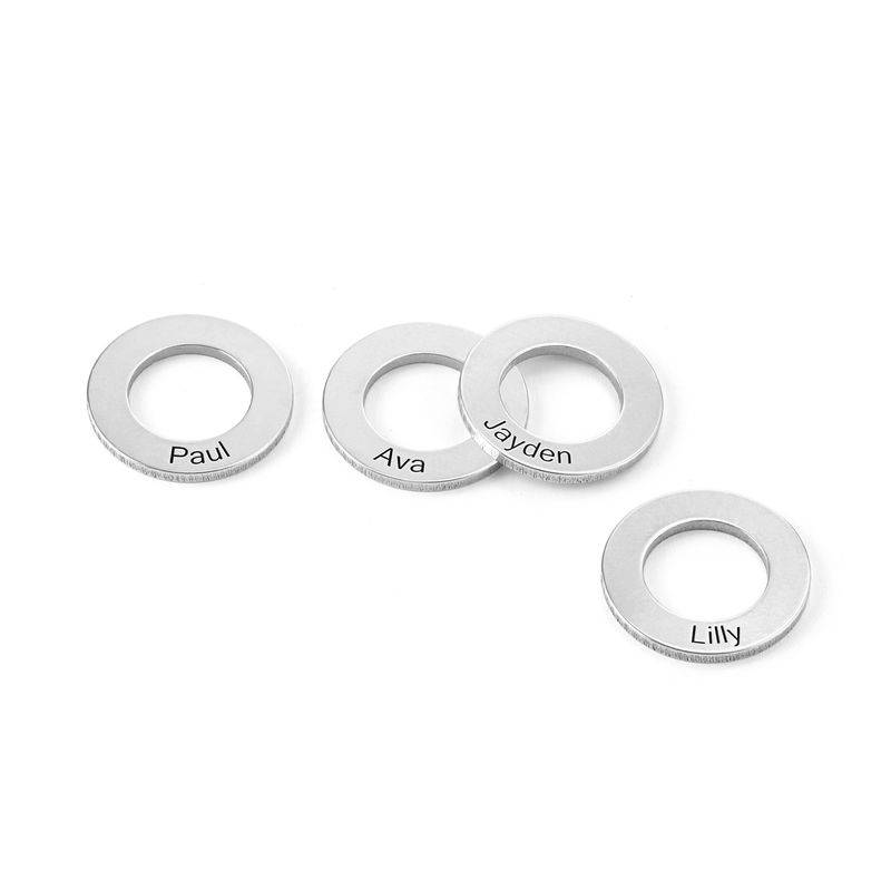 Colgante Circular para Brazalete en Plata-1 foto de producto