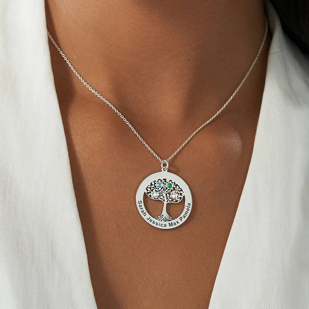 Collar Árbol de la Vida en Plata-4 foto de producto