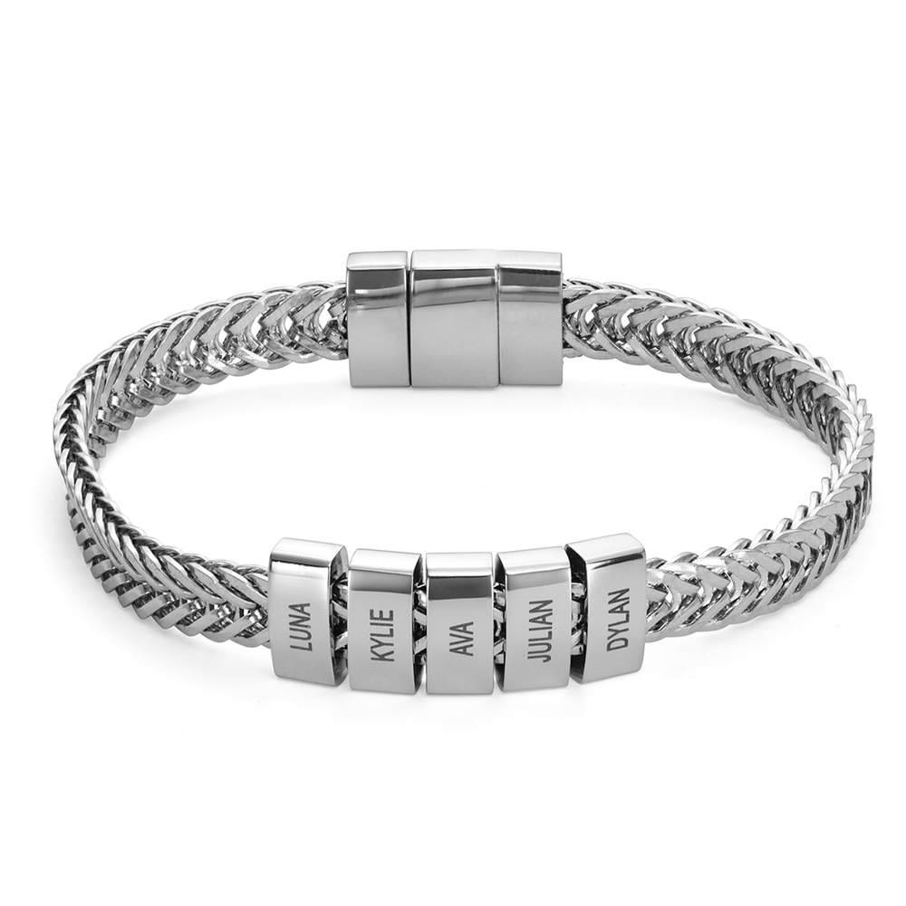 Pulsera Elements con Cuentas de Hombre en Acero Inoxidable-1 foto de producto