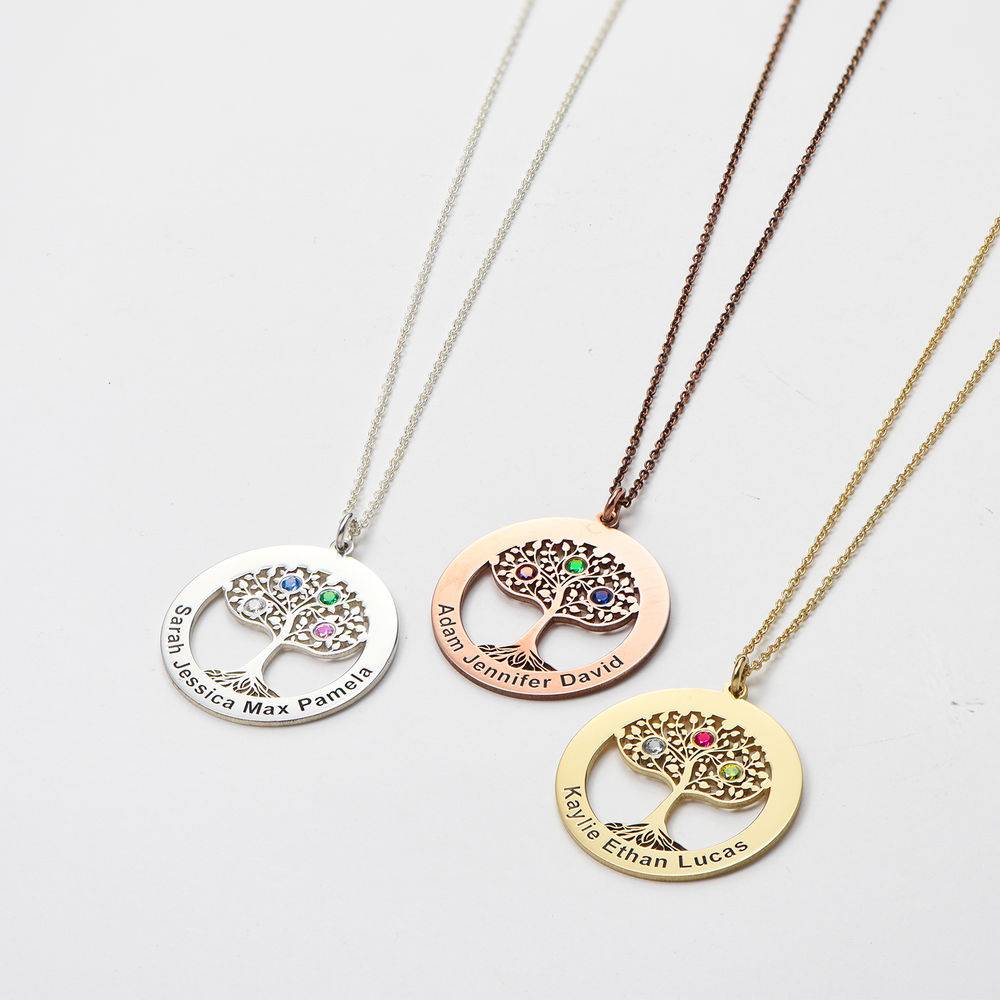 Collar Árbol de la Vida en Chapa de Oro-2 foto de producto