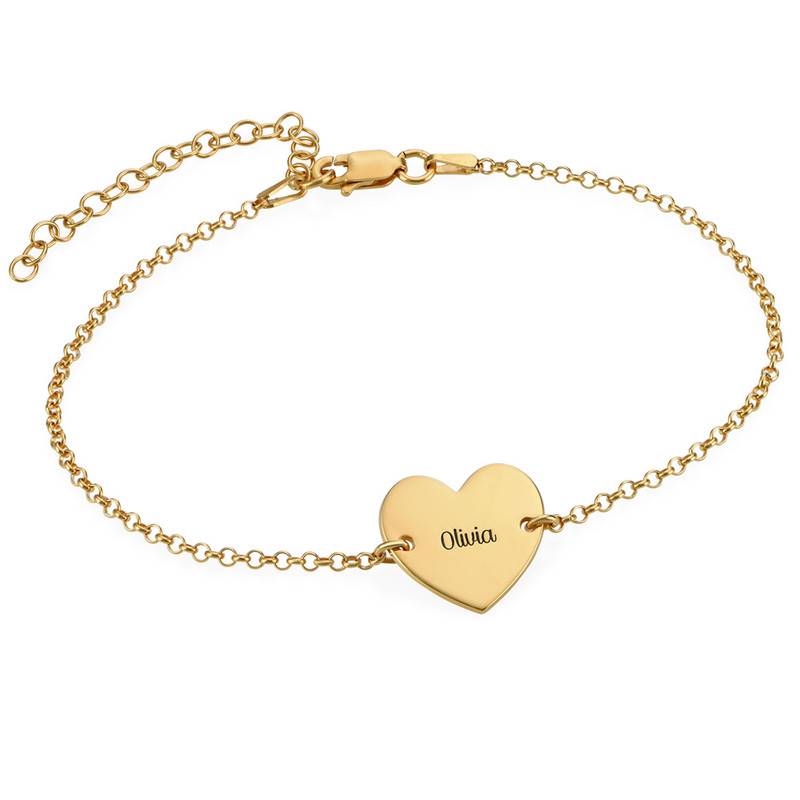 Tobillera de Corazón en Baño de Oro-1 Tobillera de Corazón en Baño de Oro-1 foto de producto