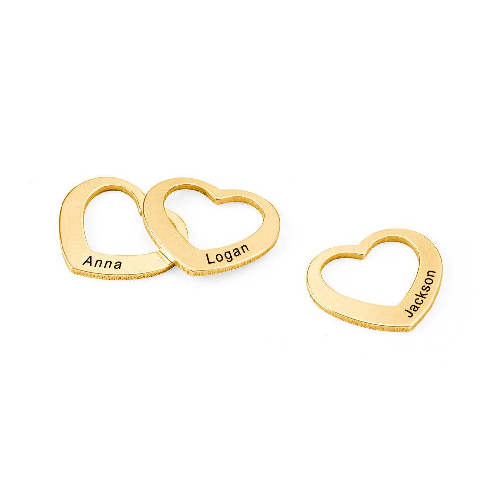 Colgante Corazón para Pulsera Rígida Chelsea en Vermeil de Oro-1 foto de producto