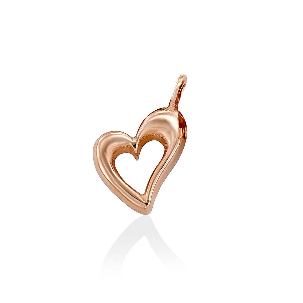 Colgante de Corazón para Collar Linda en Chapado de Oro Rosa-1 foto de producto