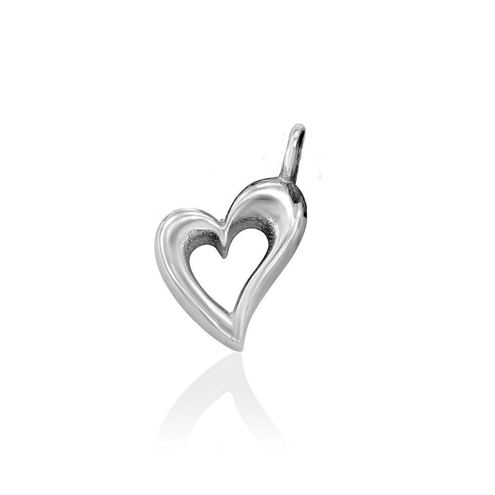 Colgante de Corazón para Collar Linda en Plata-1 foto de producto
