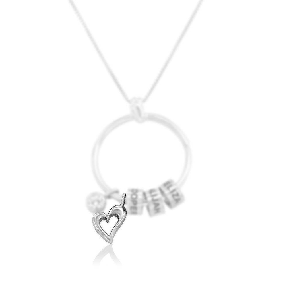 Colgante de Corazón para Collar Linda en Plata-2 foto de producto