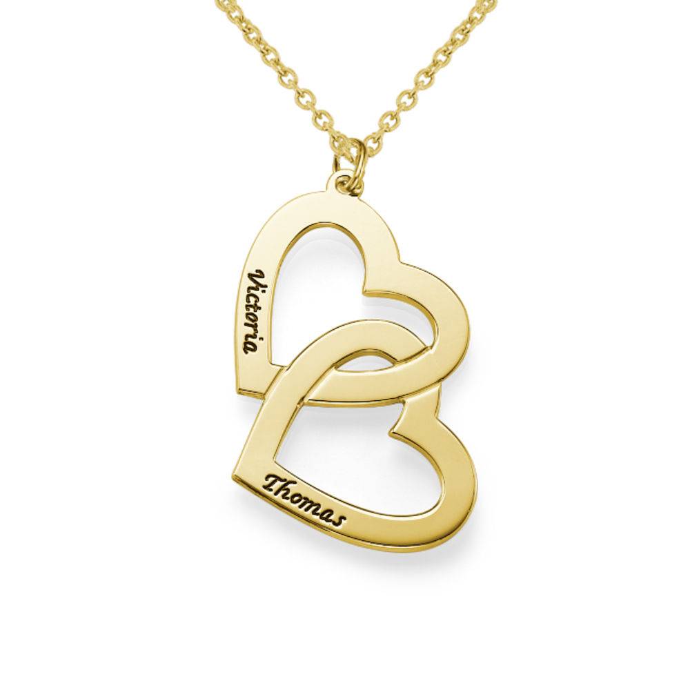Collar Corazón en Corazón en Vermeil de Oro-5 Collar Corazón en Corazón en Vermeil de Oro-5 foto de producto