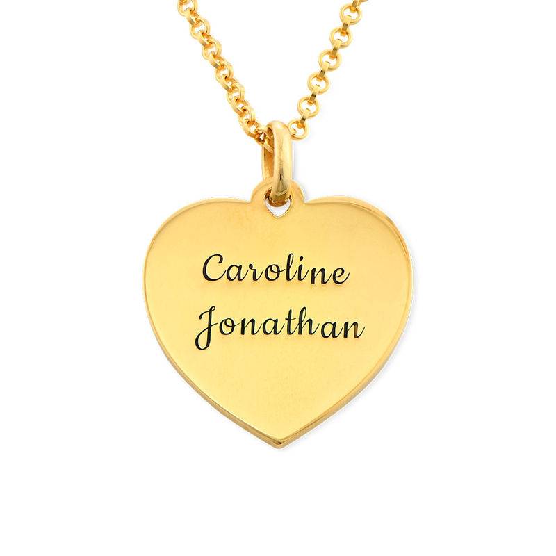 Collar Corazón en Vermeil de Oro-3 foto de producto