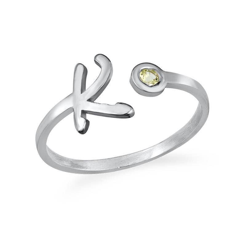 Anillo Abierto Personalizado en Plata Esterlina-2 Anillo Abierto Personalizado en Plata Esterlina-2 foto de producto