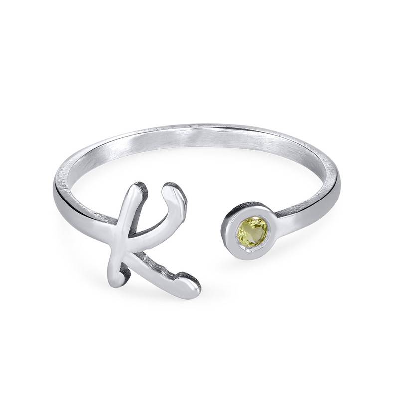 Anillo Abierto Personalizado en Plata Esterlina-3 Anillo Abierto Personalizado en Plata Esterlina-3 foto de producto