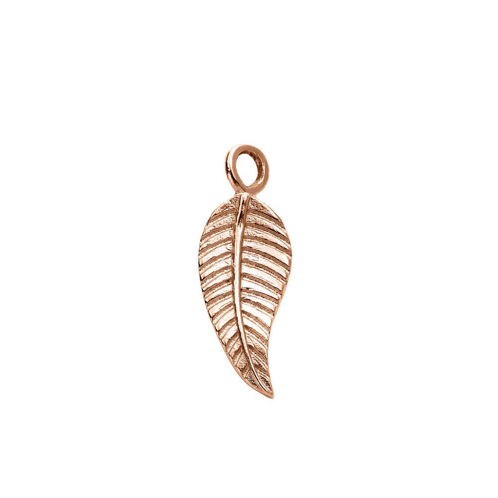 Colgante de Hoja para Collar Linda en Chapado de Oro Rosa-1 foto de producto