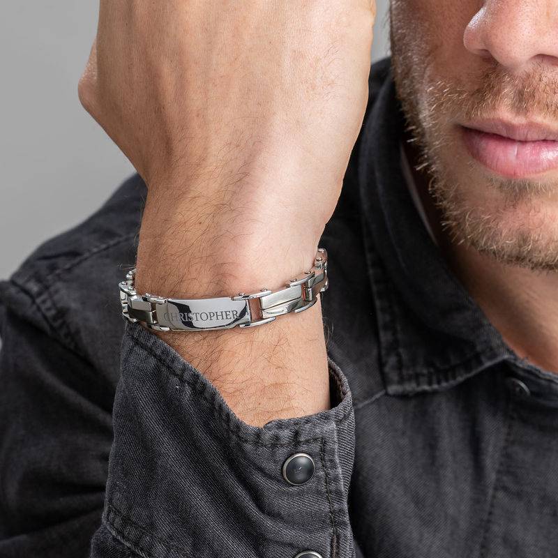 Pulsera para Hombre  en Acero Inoxidable-3 foto de producto