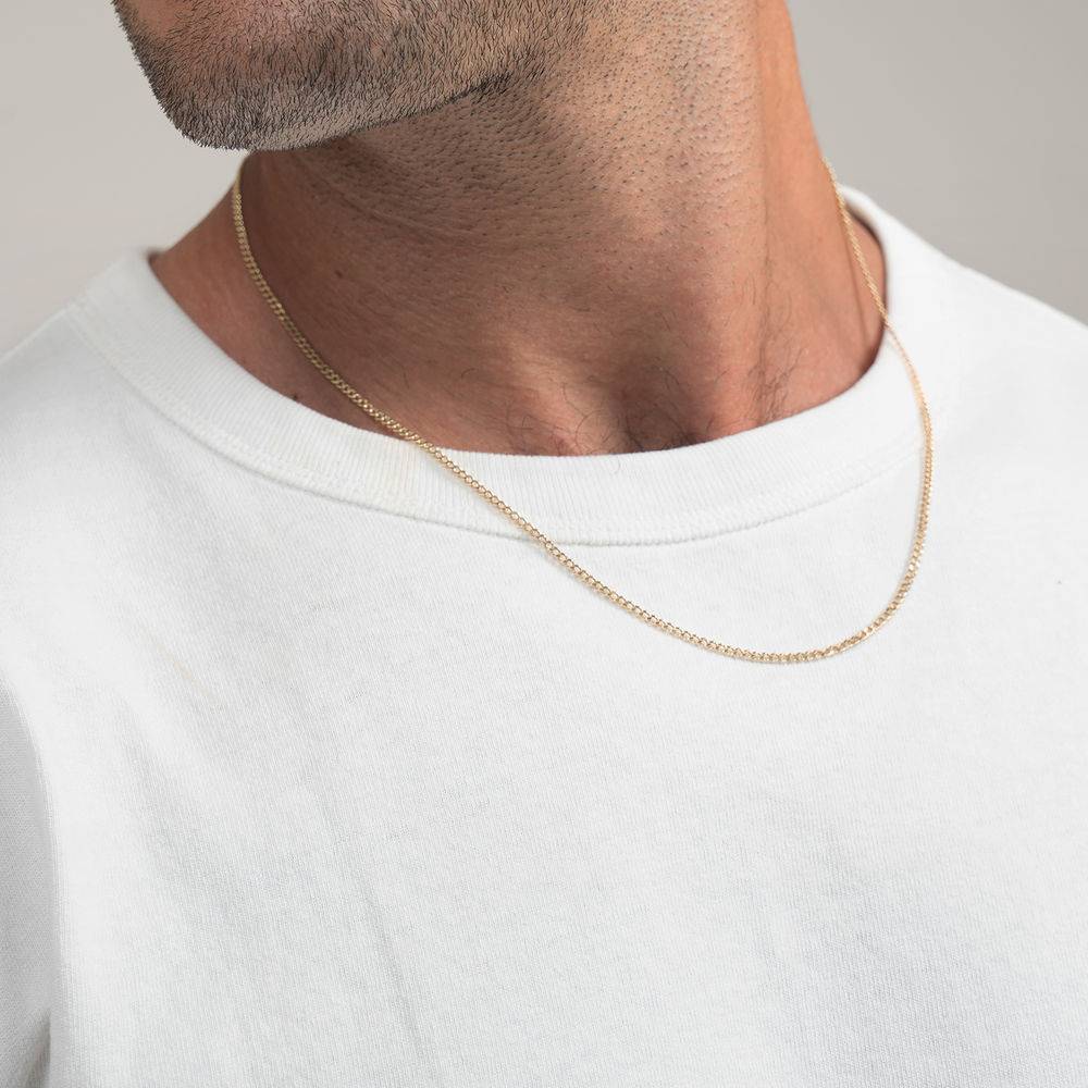 Cadena Gourmet para Hombres en Oro Sólido 14K-2 foto de producto