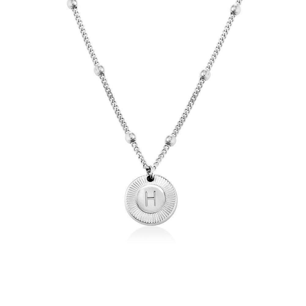 Collar Mini Rayos con Inicial en Plata-1 Collar Mini Rayos con Inicial en Plata-1 foto de producto