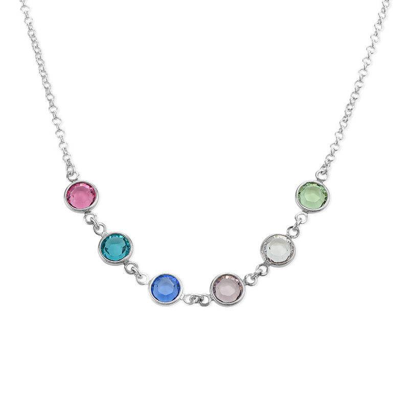 Collar de Piedras de Nacimiento en Plata Esterlina-2 Collar de Piedras de Nacimiento en Plata Esterlina-2 foto de producto