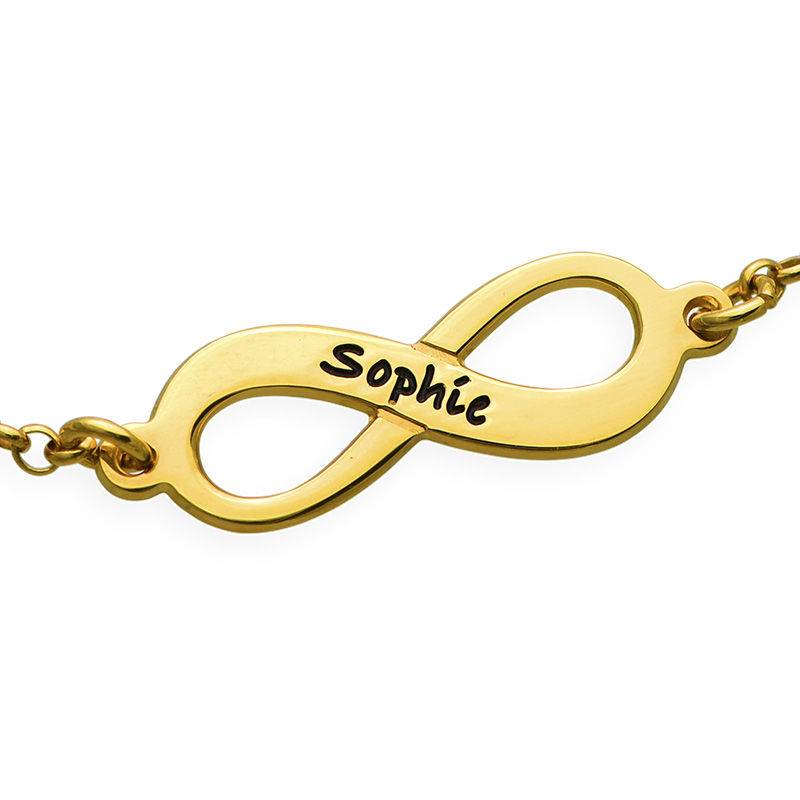 Pulsera Infinitos Múltiples en Oro Sólido 14K-1 foto de producto