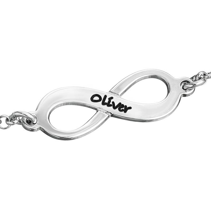 Pulsera Infinitos Múltiples en Plata-1 foto de producto