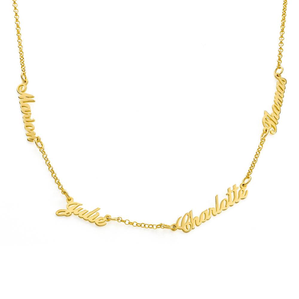 Collar con Nombres Múltiples Heritage en Baño de Oro-1 foto de producto foto de producto