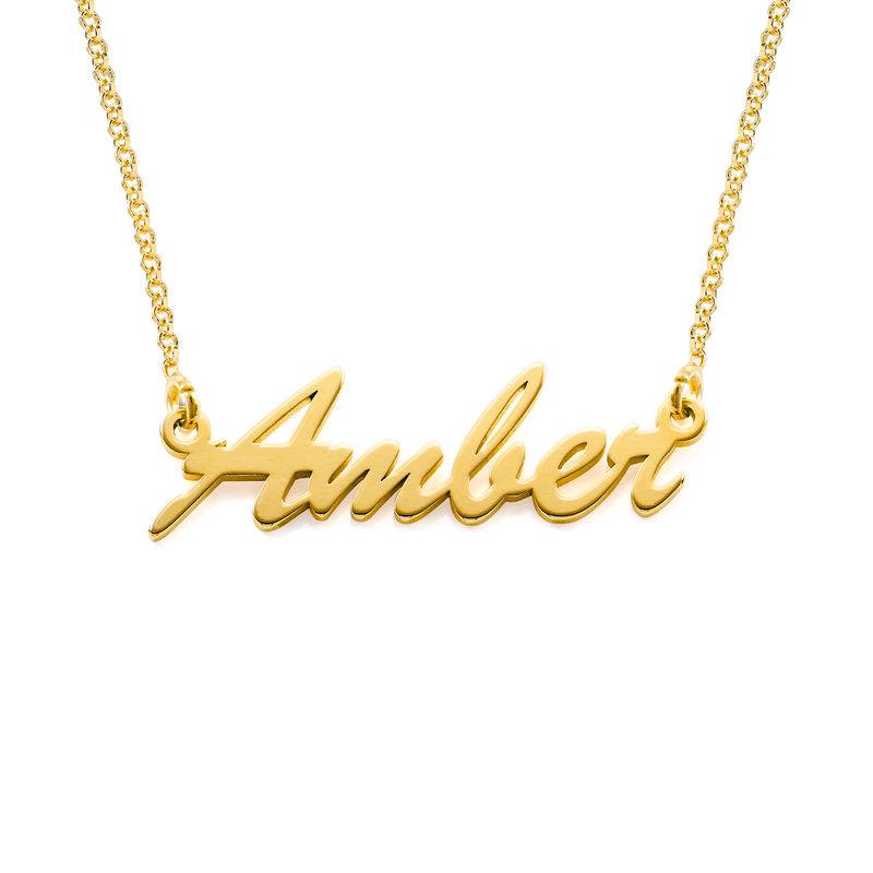 Collar con Nombre in Vermeil de Oro-1 foto de producto