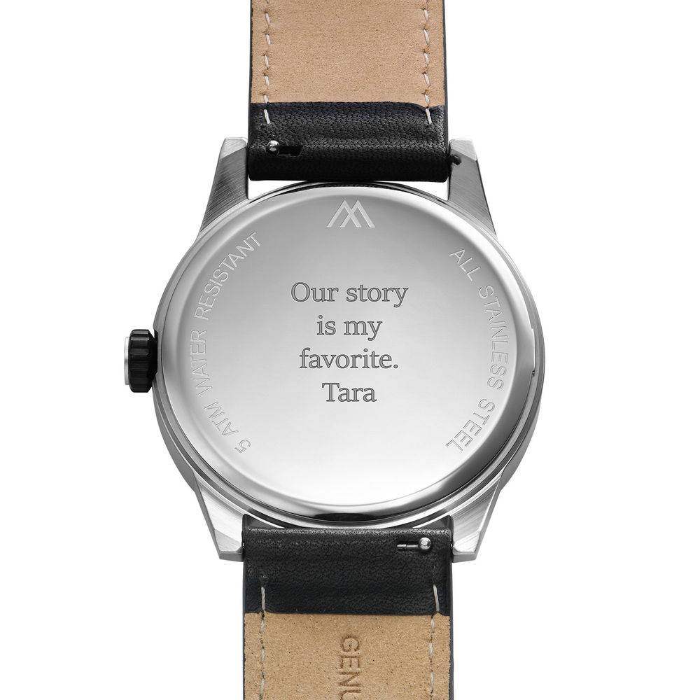 Reloj Odysseus Day Date con Correa de Cuero-9 foto de producto