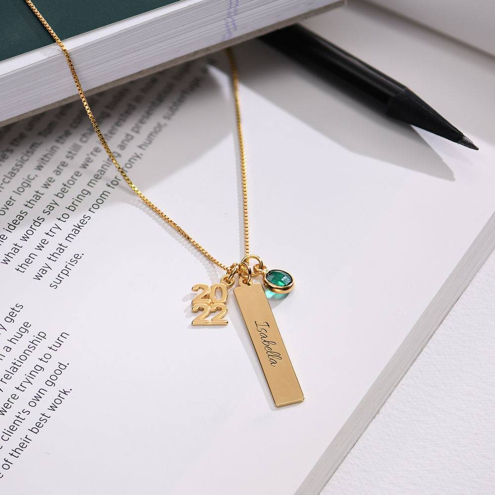 Collar de Graduación en Vermeil de Oro-1 foto de producto