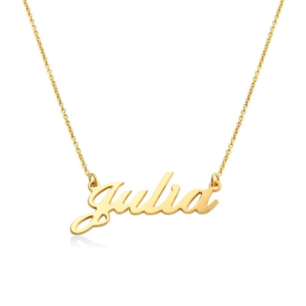 Collar con Nombre Cocktail Clásico en Vermeil de Oro-2 foto de producto