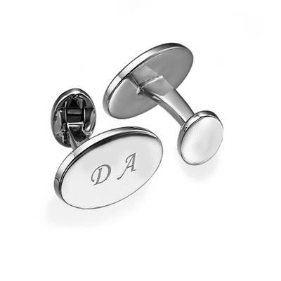 Mancuernillas Personalizadas en Plata Esterlina-1 foto de producto