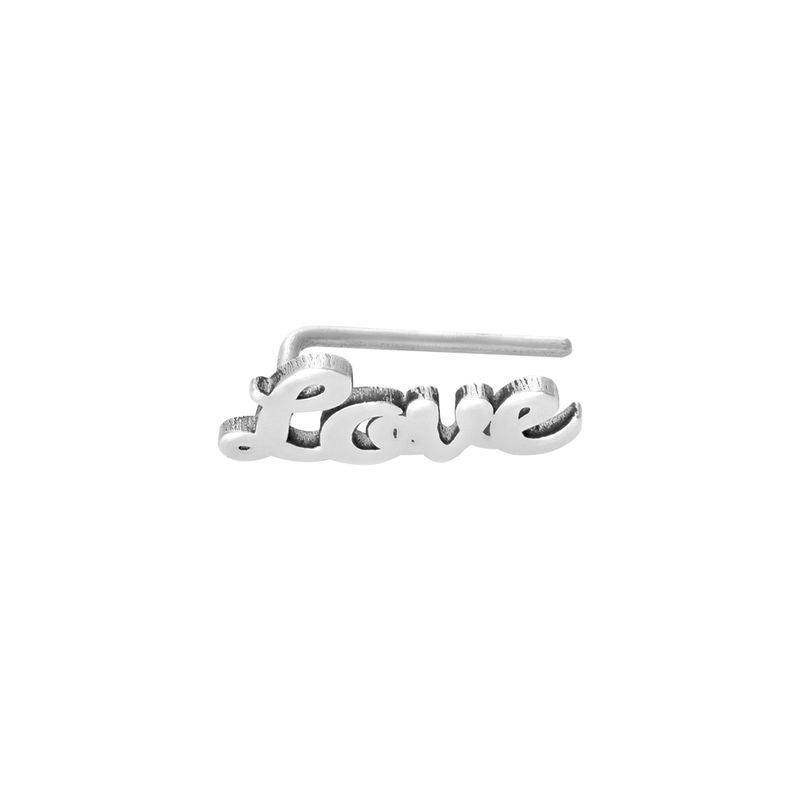 Pendientes Trepadores Personalizados en Plata Esterlina-4 foto de producto