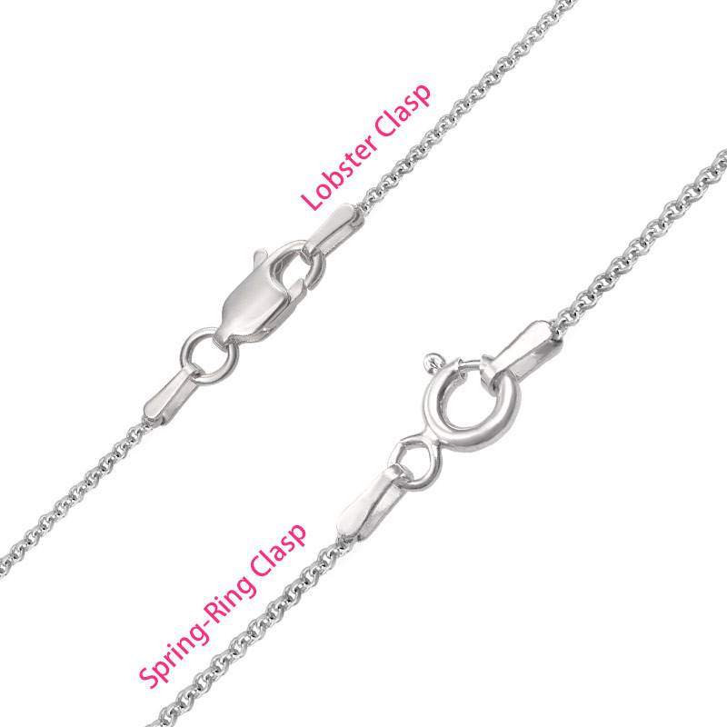 Collar de Herradura Personalizado en Plata Esterlina-3 Collar de Herradura Personalizado en Plata Esterlina-3 foto de producto