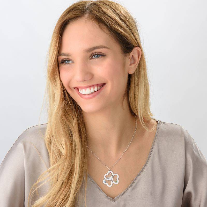 Collar de Triple Corazón en Plata Esterlina-1 foto de producto