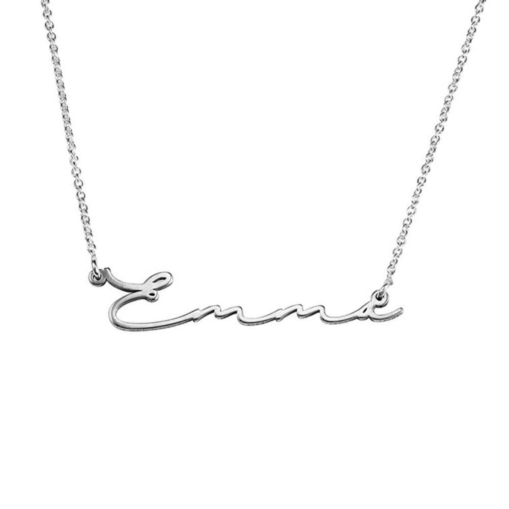 Collar con Nombre de Firma en Plata Esterlina-2 foto de producto