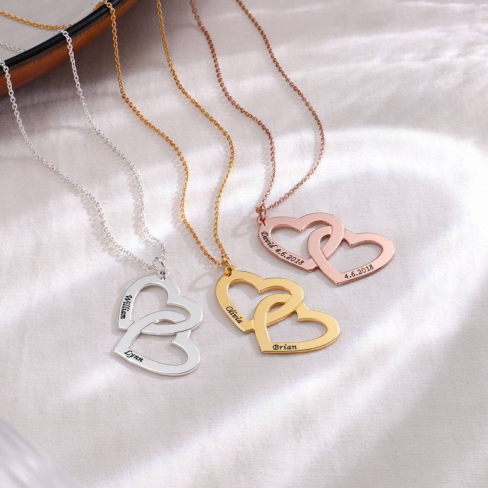 Collar Corazón en Corazón en Plata-2 Collar Corazón en Corazón en Plata-2 foto de producto