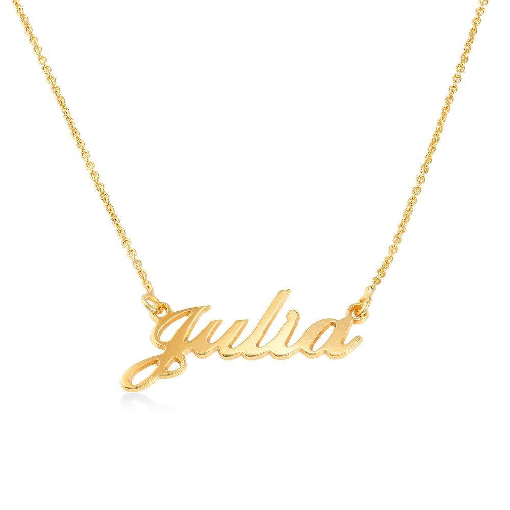 Collar con Nombre Hollywood Pequeño en Baño de Oro Version-1 Collar con Nombre Hollywood Pequeño en Baño de Oro Version-1 foto de producto